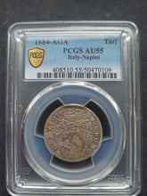 Charger l'image dans la galerie, Italy : Naples  : Tari 1684 ; PCGS : AU 55

