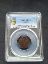 Charger l&#39;image dans la galerie, Germany : Frankfurt : Pfennig 1822 ; PCGS : AU 55
