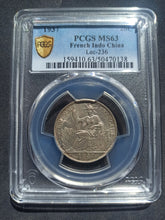Charger l'image dans la galerie, French Indochina : 20 Cents 1937 ; PCGS : MS 63
