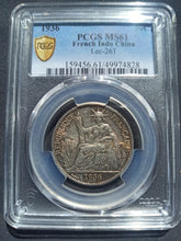 Charger l'image dans la galerie, French Indochina : 50 Cents 1936 ; PCGS : MS 61
