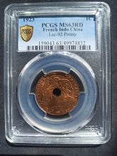 Charger l'image dans la galerie, French Indochina : 1 Cent 1923 Poissy ; PCGS : MS 63
