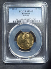 Charger l&#39;image dans la galerie, Réunion : 20 Francs 1972 ; PCGS : MS 65
