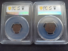 Charger l&#39;image dans la galerie, Egypt : Lot : 1/20 &amp; 1/40 Qirsh 1293 (1899) ; PCGS : MS 63
