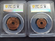 Charger l&#39;image dans la galerie, Nigeria : Lot Half Penny / Penny 1959 ; PCGS : MS 63 / 64
