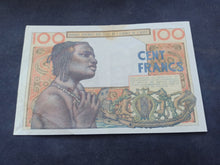 Charger l&#39;image dans la galerie, Afrique de l&#39;Ouest : 100 Francs 1961 K Sénégal (Ref 3106)
