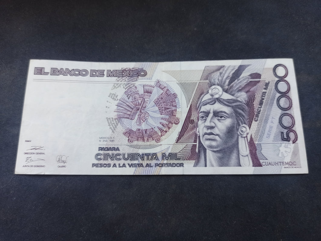Mexique : 50000 Pesos 1990 (Ref 3107)