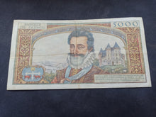Charger l&#39;image dans la galerie, 5000 Francs Henri IV (2-1-1958) (Ref 3110)
