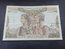 Charger l&#39;image dans la galerie, 5000 Francs Terre &amp; Mer (7-2-1952) (Ref 3112)
