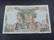 Charger l&#39;image dans la galerie, 5000 Francs Terre &amp; Mer (7-2-1952) (Ref 3113)
