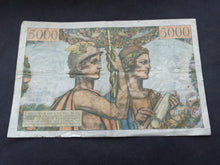 Charger l&#39;image dans la galerie, 5000 Francs Terre &amp; Mer (7-2-1952) (Ref 3113)
