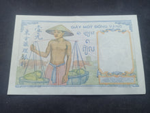 Charger l&#39;image dans la galerie, Indochine : Une Piastre 1949 Sign 11 (Pick 54e) (Ref 3123)
