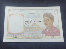 Charger l&#39;image dans la galerie, Indochine : Une Piastre 1949 Sign 11 (Pick 54c) (Ref 3126)
