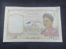 Charger l&#39;image dans la galerie, Indochine : Une Piastre 1953 (Ref 3127)
