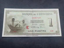 Charger l&#39;image dans la galerie, Indochine : 1 Piastre 1951 lettre E (Ref 3131)
