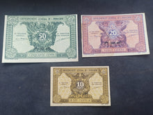 Charger l&#39;image dans la galerie, Indochine : 10 + 20 + 50 Cent 1942 (Ref 3134)
