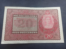 Charger l&#39;image dans la galerie, Pologne : 20 Zlotych 1919 (Ref 3142)
