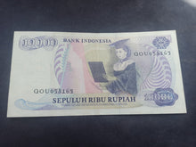 Charger l&#39;image dans la galerie, Indonésie : 10000 Rupiah 1985 (Ref 3147)
