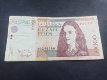 Charger l&#39;image dans la galerie, Colombie : 10000 Pesos 1999 (Ref 3148)
