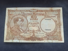 Charger l&#39;image dans la galerie, Belgique : 20 Francs 1929 P 98b (Ref 3160)
