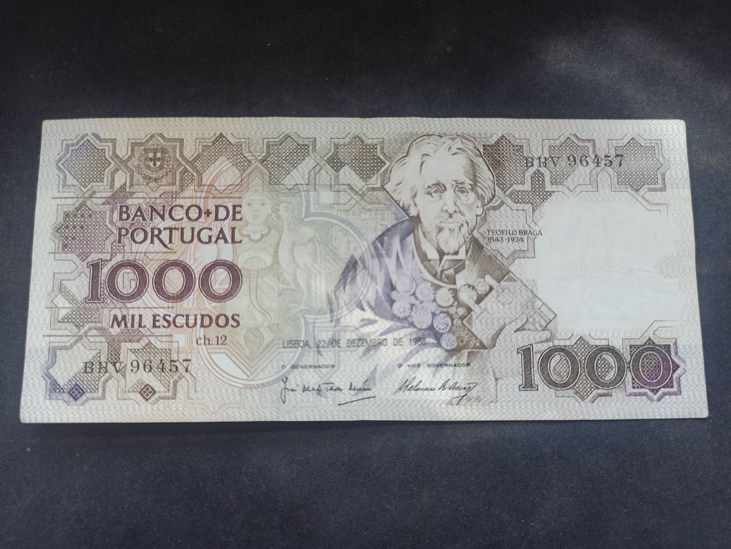 Portugal : 1000 Escudos 1988 (Ref 3156)