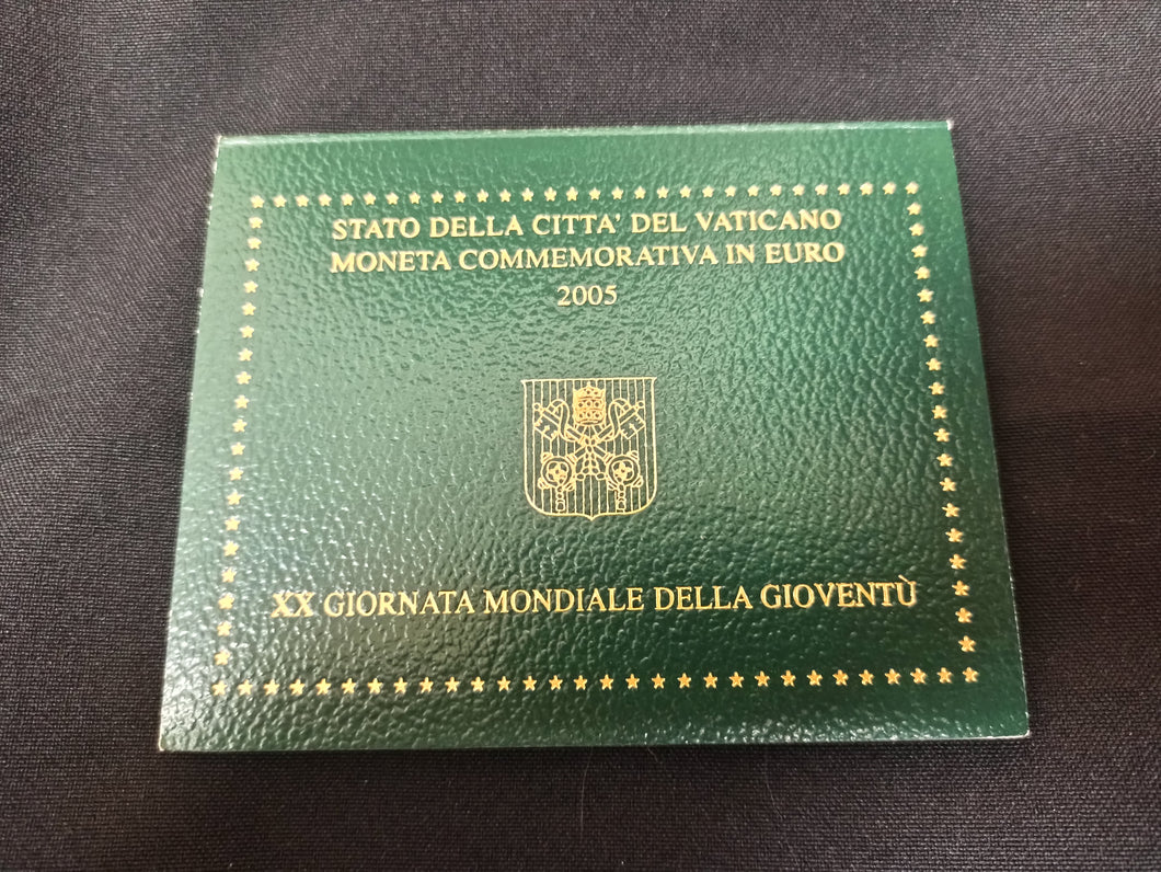 2 Euro Commémorative Vatican 2005 : Journée Mondiale de la Jeunesse