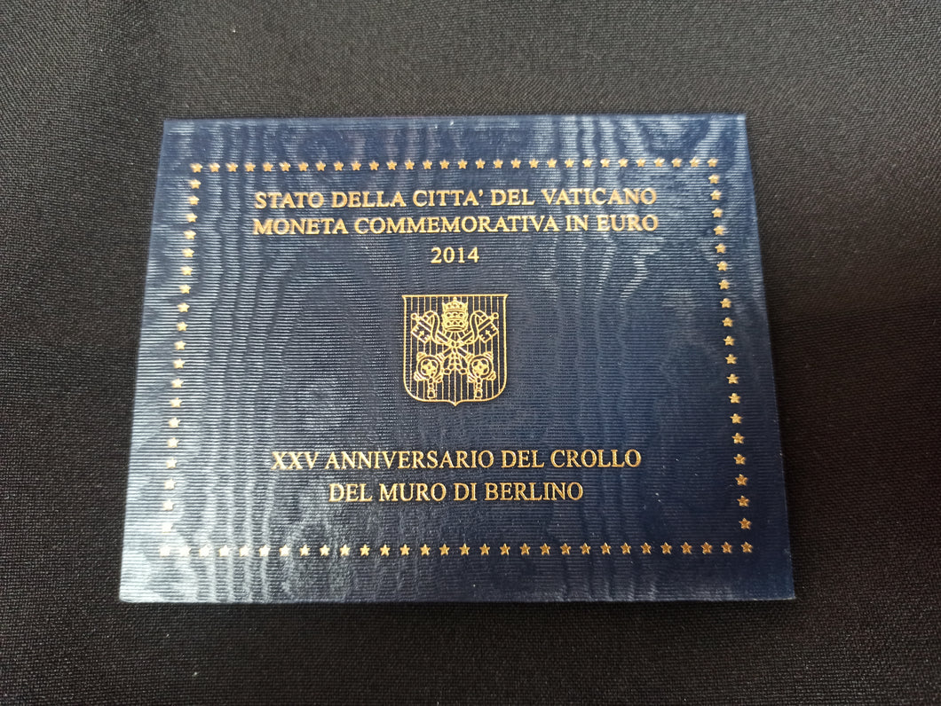 2 Euro Commémorative Vatican 2014 : Mur de Berlin