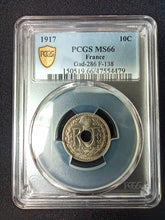 Charger l&#39;image dans la galerie, 10 Centimes 1917 Lindauer ; PCGS : MS 66

