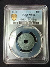 Charger l&#39;image dans la galerie, 20 Centimes 1944 Zinc ; PCGS : MS 62
