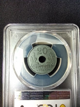 Charger l&#39;image dans la galerie, 20 Centimes 1944 Zinc ; PCGS : MS 62
