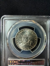 Charger l&#39;image dans la galerie, France : 2 Francs Semeuse 1916 ; PCGS : MS 65
