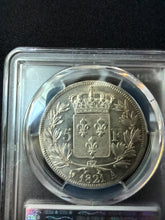Charger l&#39;image dans la galerie, 5 Francs Louis XVIII 1821 A ; PCGS : MS 62
