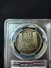 Charger l&#39;image dans la galerie, 20 Francs Turin 1937 ; PCGS : MS 65
