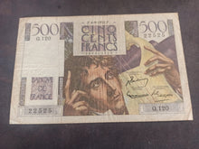 Charger l'image dans la galerie, 500 Francs Chateaubriand (4-9-1952) (Ref 3205)
