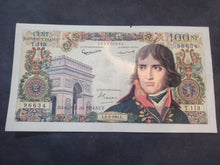 Charger l'image dans la galerie, 100 NF Francs Bonaparte (2-2-1961) (Ref 3194)
