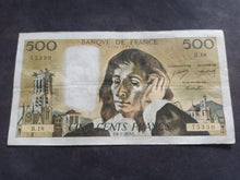 Charger l'image dans la galerie, 500 Francs Pascal (8-1-1970) (Ref 3217)
