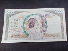 Charger l'image dans la galerie, 5000 Francs Victoire (19-1-1939) (Ref 3242)
