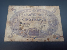 Charger l'image dans la galerie, Martinique : 5 Francs 1901 (1934/45) (Ref 3243)
