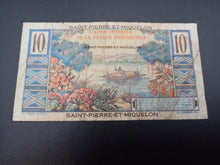 Charger l'image dans la galerie, St Pierre &amp; Miquelon : 10 Francs 1947 Colbert (Ref 3254)
