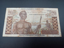 Charger l'image dans la galerie, St Pierre &amp; Miquelon : 20 Francs 1947 Emile Gentil (Ref 3256)
