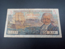 Charger l'image dans la galerie, Outre Mer : 5 Francs 1947 Bougainville (Ref 3262)
