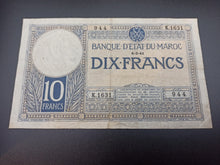 Charger l'image dans la galerie, Maroc : 10 Francs 1941 (Ref 3274)
