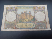 Charger l'image dans la galerie, Maroc : 100 Francs 1945 (Ref 3275)
