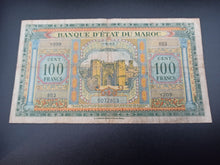 Charger l'image dans la galerie, Maroc : 100 Francs 1943 (Ref 3276)
