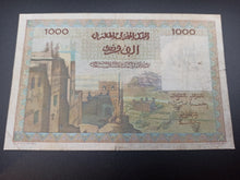 Charger l'image dans la galerie, Maroc : 1000 Francs 1956 P 47 (Ref 3278)
