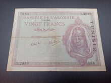 Charger l'image dans la galerie, Tunisie : 20 Francs 1945 (Ref 3279)
