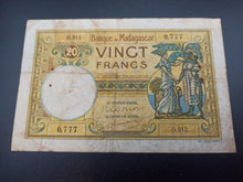 Charger l'image dans la galerie, Madagascar : 20 Francs 1937 (Ref 3302)
