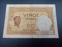 Charger l'image dans la galerie, Madagascar : 20 Francs 1937 (Ref 3302)
