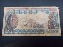 Charger l'image dans la galerie, Centrafrique : 1000 Francs 1974 (Ref 3316)
