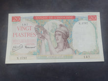 Charger l'image dans la galerie, Indochine : 20 Piastres 1949 (Ref 3325)
