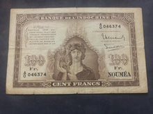 Charger l'image dans la galerie, Indochine / Nouméa : 100 Francs 1942 (Ref 3331)
